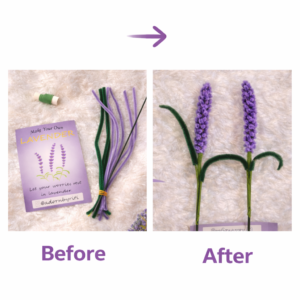 DIY Lavender Flower Craft Kit | Make Your Own Lavender Flower at Home