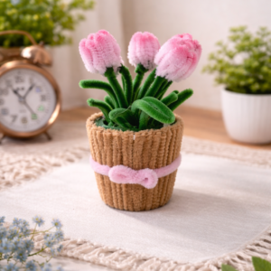 Handmade Mini Tulip Pot Décor | Adorn by Riti