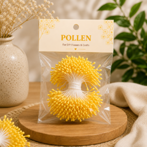 Pollen Flowers for Craft, Flower Making Material - Yellow