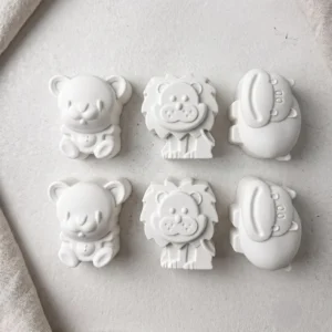 Lion, Bear, Hippo Silicone Mould for DIY Concrete Art, Resin Crafts, Soap Making & Cake Making Silicone Mould