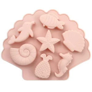 7-In-1 Ocean World Silicone Mould for Concrecast Art | Sea Theme DIY Casting Mould